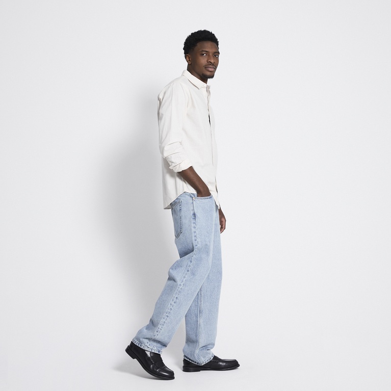 Linen blend shirt "Lucas" Ivory